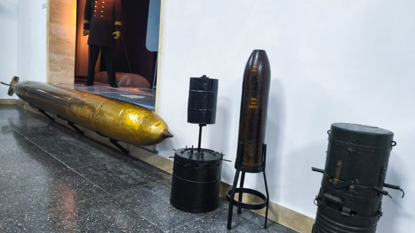 Piesa de patrimoniu | Tipuri de armament sub apă – două exemplare de mine improvizate