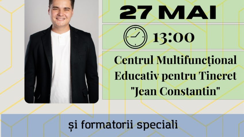 La Centrul Multifuncțional Educativ pentru Tineret „Jean Constantin” se va desfășura conferința „Alternative – să fii cool”
