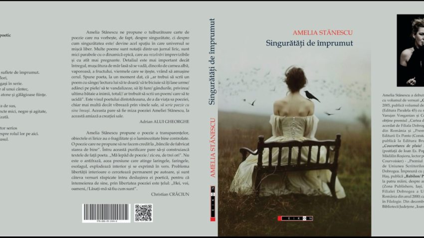 Amelia Stănescu lansează un nou volum de poezie – „Singurătăţi de împrumut”