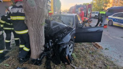 MAMAIA: Accident rutier în stațiune. Trei victime au ajuns la spital