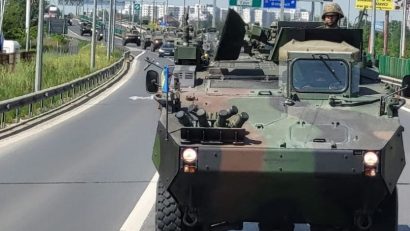 MApN: Deplasări de tehnică şi trupe militare pe teritoriul României, în cadrul exerciţiului DACIAN SPRING 2025