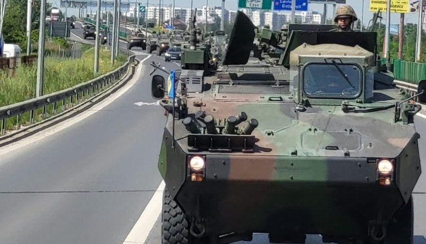 MApN: Deplasări de tehnică şi trupe militare pe teritoriul României, în cadrul exerciţiului DACIAN SPRING 2025