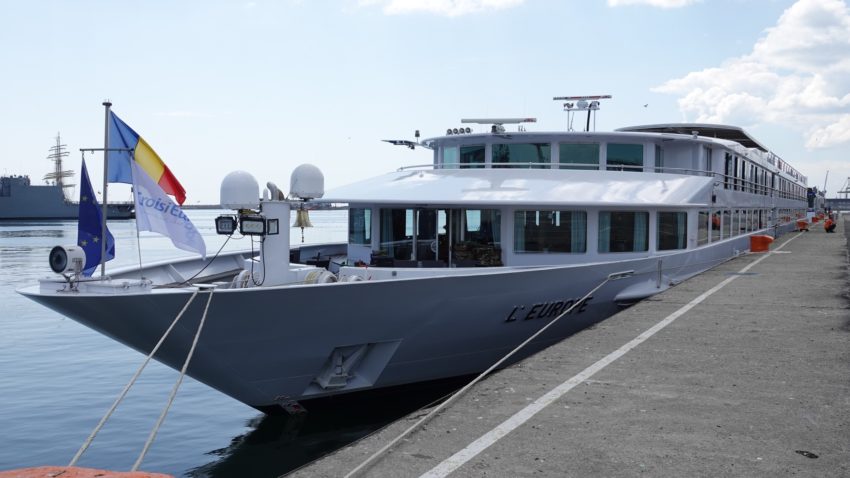 CONSTANȚA: 150 de turiști străini au sosit în orașul de la malul mării la bordul navei fluviale L’Europe