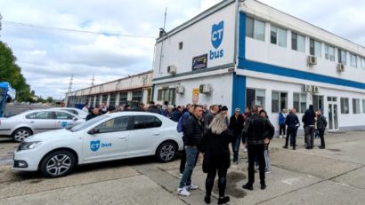CONSTANȚA: Protest al angajaților CT Bus
