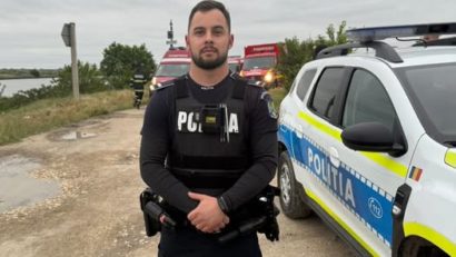 Băiatul căzut în canalul Dunăre – Marea Neagră, salvat de agentul de politie Lucian Stamate