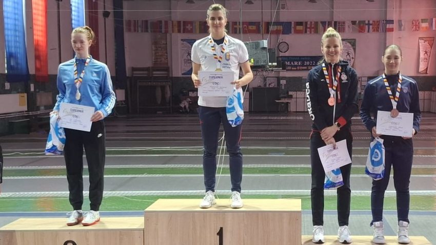 Alexandra Predescu este campioana României la spadă feminin