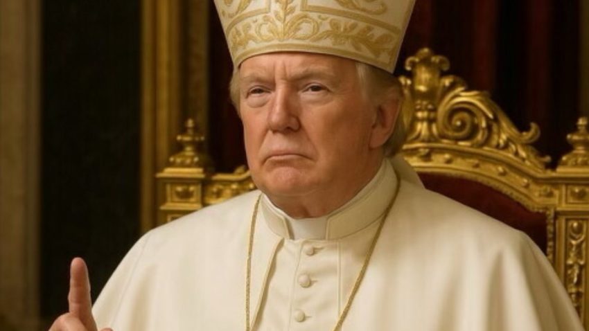 SUA: Donald Trump, acuzat că batjocorește credința, după ce a publicat o imagine în care este înfățișat ca papă