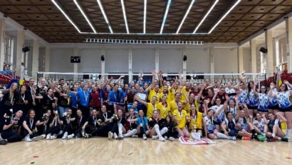 Voleibalistele cadete de la CSM Constanța au urcat pe podium la finalul sezonului