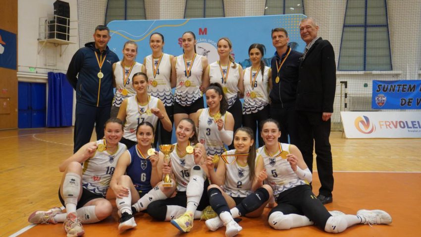 Echipa Universității „Ovidius” din Constanța este campioană națională universitară la volei feminin