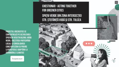 Primăria CONSTANȚA a lansat chestionarul „Acting Together for Greener Cities”