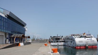 Două nave fluviale de croazieră au făcut escală în Terminalul de pasageri al portului Constanța