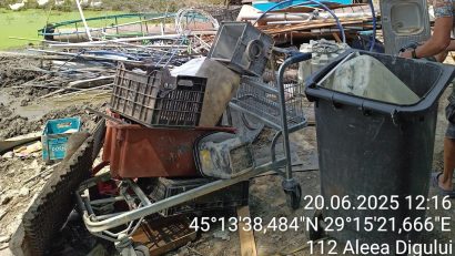 TULCEA/FOTO: Controale în Delta Dunării – racordări ilegale la apă în segmentul HORECA, pensiuni care funcționează ilegal