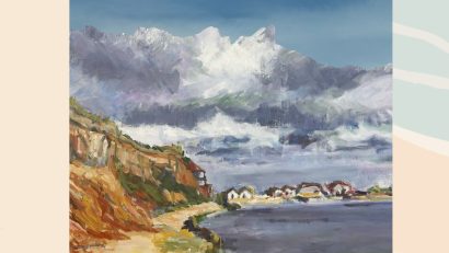 Tabără de pictură, la țărm de mare, pentru tinerii pictori din Constanța