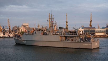Vânătorul de mine M270 „Sublocotenent Ion Ghiculescu” participă la cea de-a cincea activare a MCM BLACK SEA TG