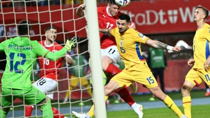 România, învinsă de Austria cu 2-1, în preliminariile Cupei Mondiale 2026 la fotbal
