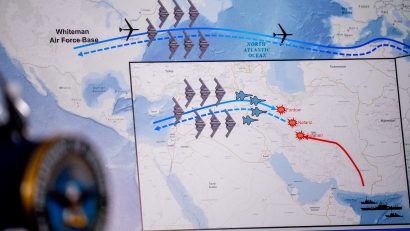 Aviația SUA a folosit 14 bombe anti-buncăr GBU-57 în atacul asupra instalaţiilor nucleare din Iran