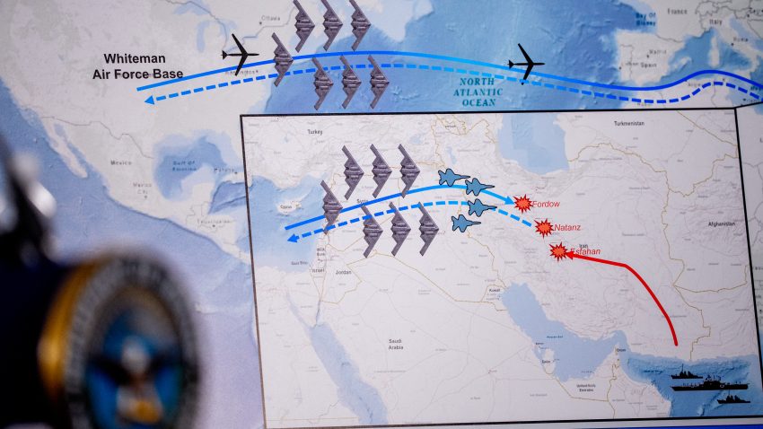 Aviația SUA a folosit 14 bombe anti-buncăr GBU-57 în atacul asupra instalaţiilor nucleare din Iran