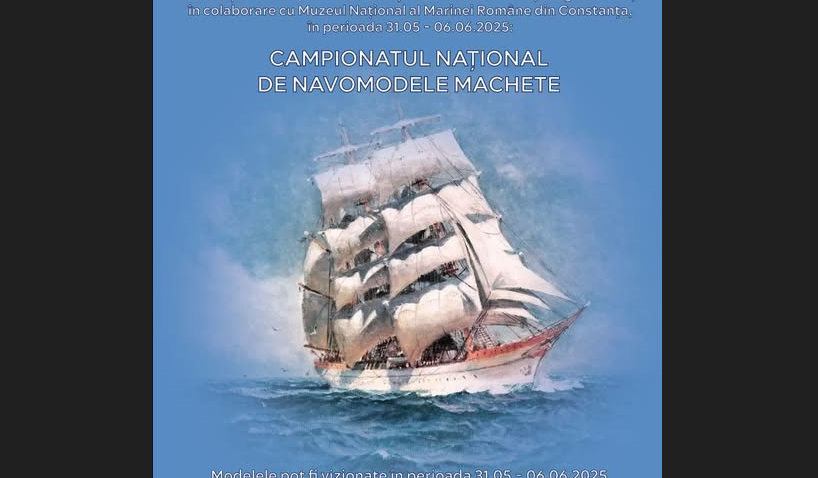 Muzeul Național al Marinei Române din Constanța găzduiește Campionatul Național de Navomodelism.