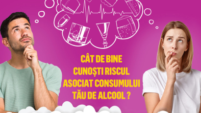 Cât de bine cunoști riscul asociat consumului tău de alcool?