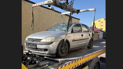 Domeniul public al municipiului CONSTANȚA a fost eliberat de 24 vehicule abandonate sau fără stăpân
