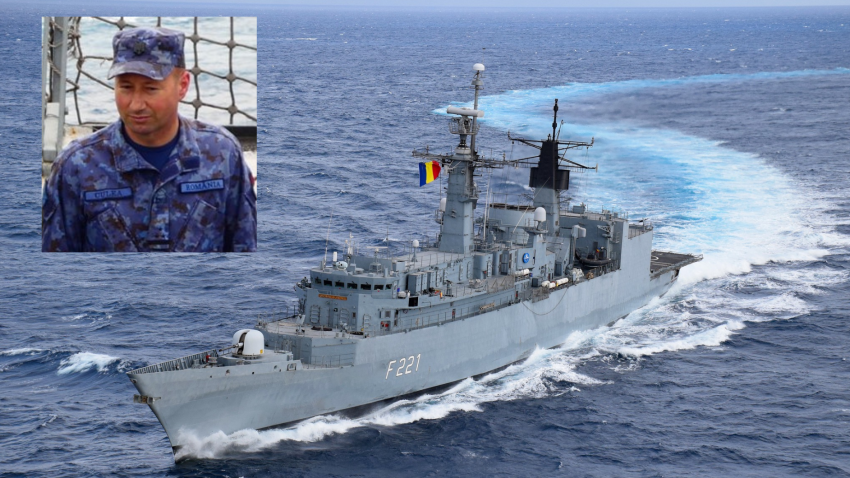 FNR: Nave și elicoptere din șase state participă la căutările marinarului român dispărut de pe fregata Regele Ferdinand