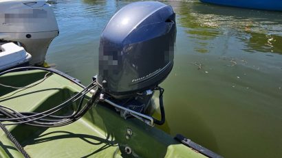 TULCEA: Un alt motor de barcă furat a fost depistat de polițiștii de frontieră
