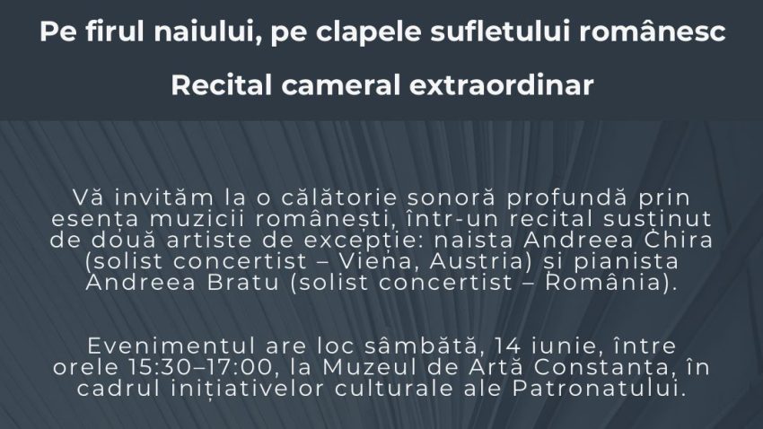 CONSTANȚA: Pe firul naiului – o călătorie sonoră prin muzica de esență românească
