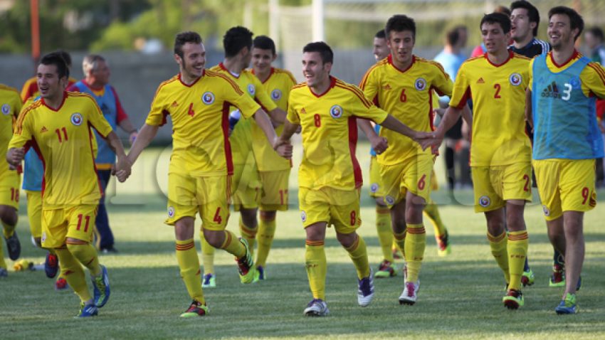 Tricolorii sub 19 ani dispută meciul cu Spania U19 la Campionatul European de fotbal 2025
