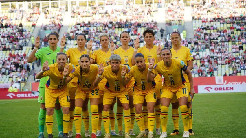 Naționala de fotbal feminin a României a retrogradat în Liga C din Liga Națiunilor