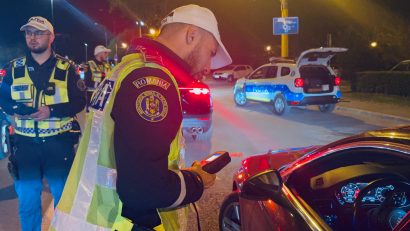 Razie nocturnă de amploare a polițiștilor în Constanța, stațiunea Mamaia și comunele învecinate