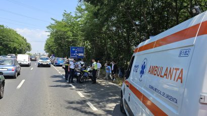 O femeie a fost rănită într-un accident rutier produs între Lazu și Constanța. Cinci mașini au fost implicate