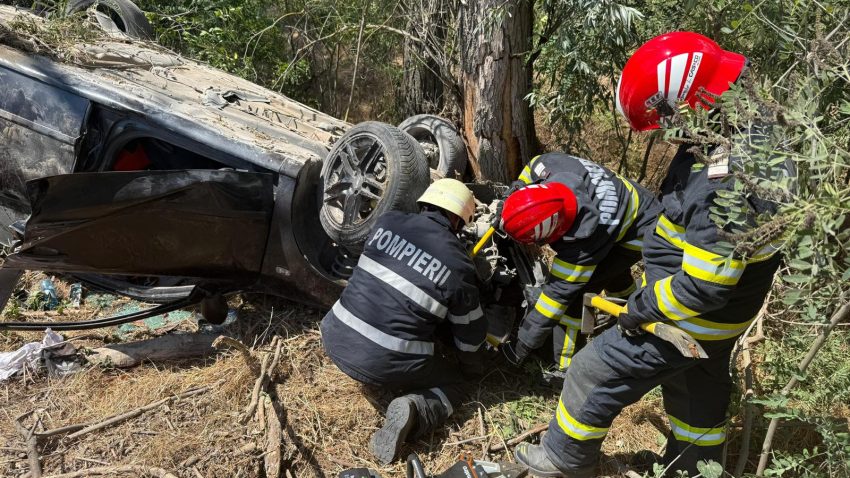 VIDEO – Județul TULCEA: O femeie a suferit o amputație de membru superior, în urma unui accident produs în apropierea localității Plauru