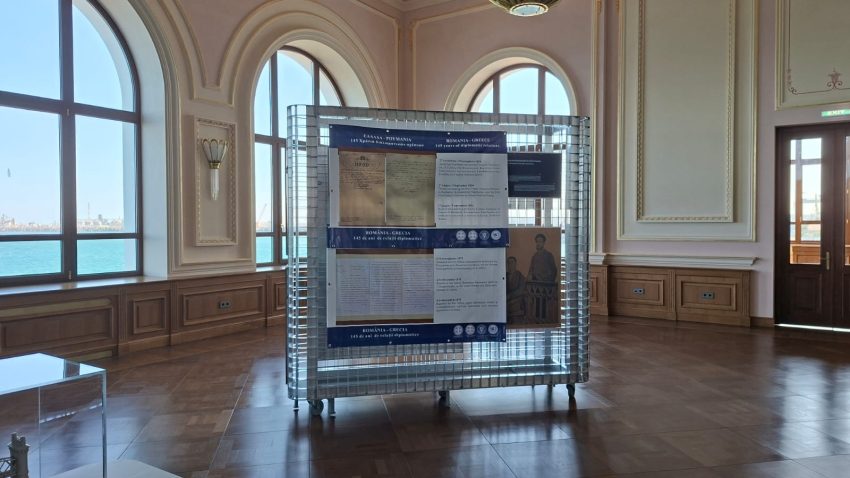 Anul acesta se împlinesc 145 de ani de relații diplomatice între Grecia și România. O expoziție de Arhive Diplomatice a avut loc la Cazinoul din Constanța