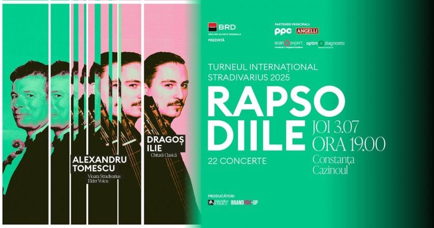 Concert al celebrului violonist Alexandru Tomescu la Cazinoul din Constanța
