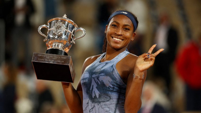 Tenismena americană Coco Gauff, campioană în premieră la Roland Garros