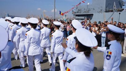 Ceremonie de absolvire la Colegiul Naţional Militar „Alexandru Ioan Cuza” din Constanţa
