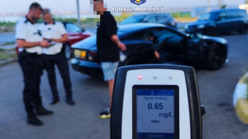 TULCEA: „Alcohol & Drugs Marathon” – controale ale polițiștilor pe șoselele din județ