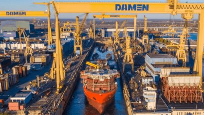 Tribunalul Constanța a dispus intrarea în faliment a societății Damen Shipyards Mangalia
