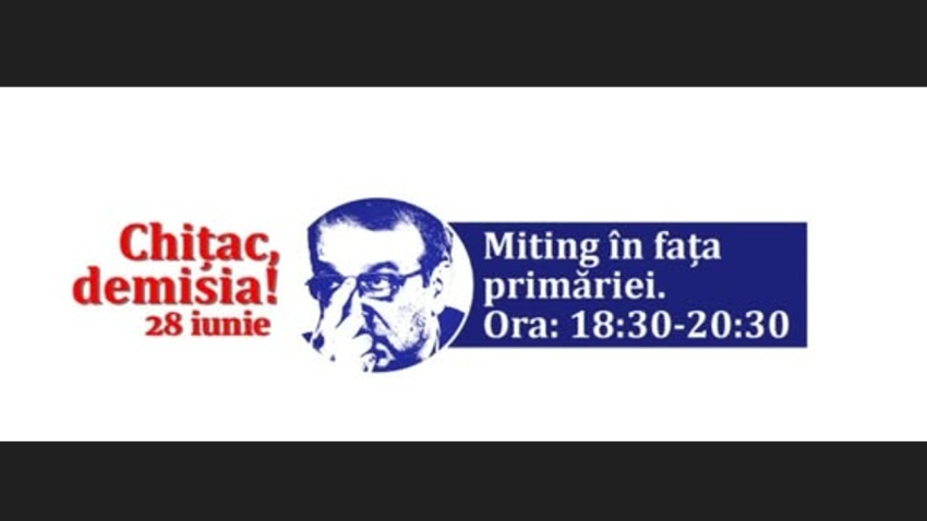 CONSTANȚA: Miting pentru demiterea primarului Vergil Chițac