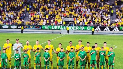 Echipa României s-a oprit în semifinalele EURO – U19