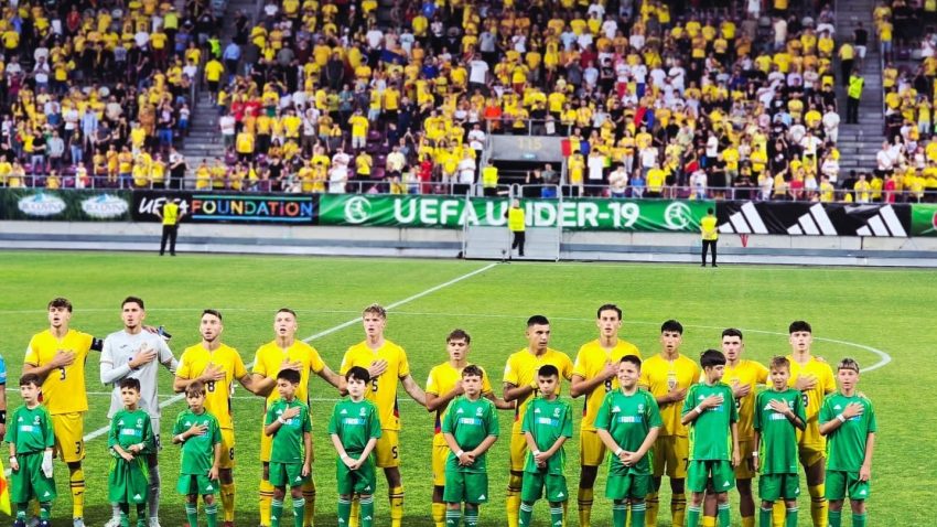 Echipa României s-a oprit în semifinalele EURO – U19