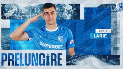 Fundașul Ionuț Larie joacă încă un sezon pentru Farul Constanța
