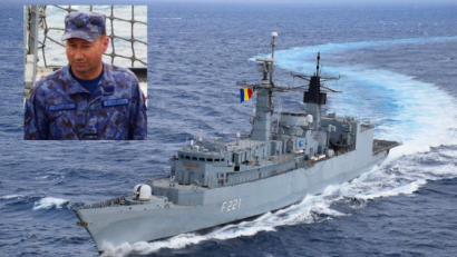 Fregata „Regele Ferdinand” revine, astăzi, în Portul militar Constanța, fără un marinar dispărut de la bord