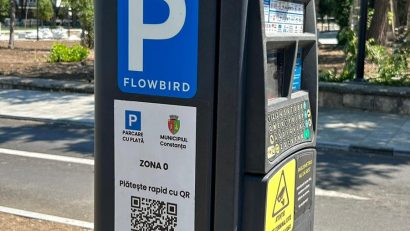 CONSTANȚA: Plata parcării prin scanarea codului QR a fost suspendată temporar