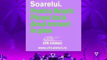 CFR suplimentează trenurile pentru Festivalul „Beach, Please”