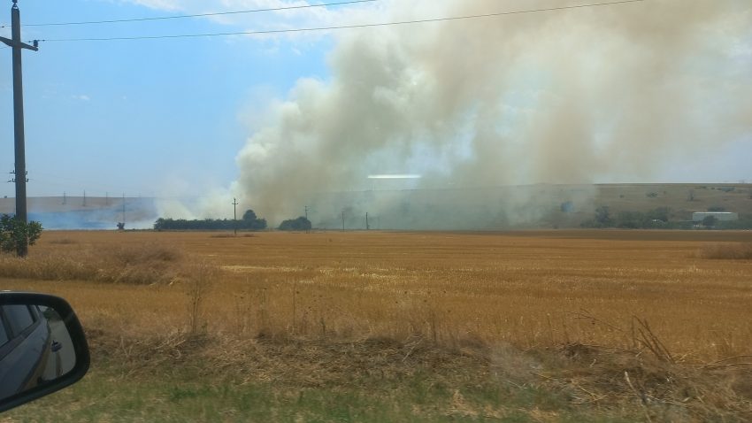 FOTO: Ard 70 de hectare de miriște lângă Valea Dacilor!