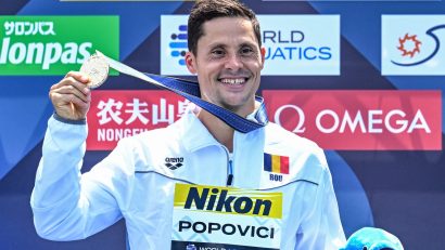 Bronz pentru Constantin Popovici, în finala de high-diving de la CM de natație din Singapore