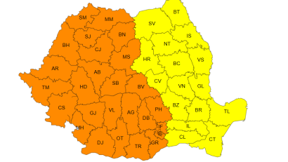 ROMÂNIA sub cod portocaliu și galben de caniculă!