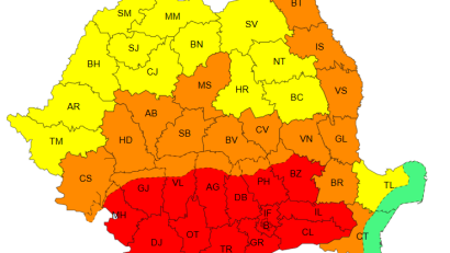 CONSTANȚA/TULCEA: Coduri portocalii și galbene de caniculă, miercuri