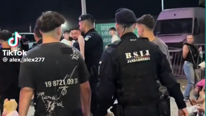 VIDEO: Intervenție a jandarmilor la Beach, Please!